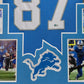 Framed Detroit Lions Sam Laporta Autographed Signed Jersey Beckett Hologram