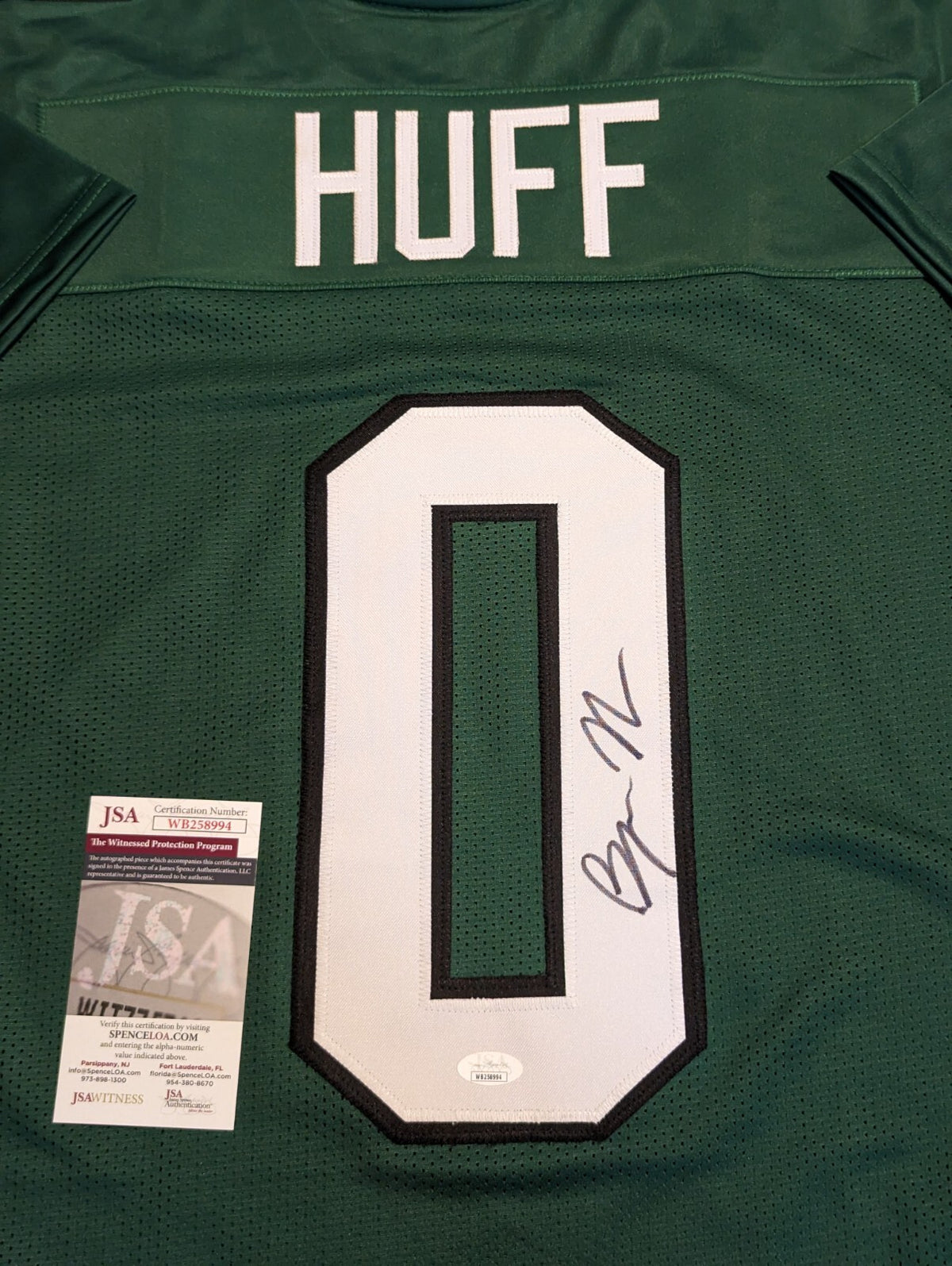 Philadelphia Eagles Bryce Huff Autographed Signed Jersey Jsa Coa