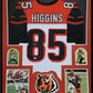 Framed Cincinnati Bengals Tee Higgins Autographed Jersey Jsa Coa