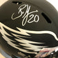 Brian Dawkins Signed Eagles Full Size Speed Eclipse Replica Helmet Jsa Coa