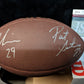 Miami Dolphins Patrick Surtain & Sam Madison Dual Signed Nfl Football Jsa Coa