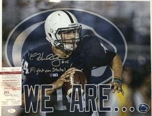 Christian Hackenberg Autographed Signed Inscribed Penn State 16X20 Photo Jsa Coa