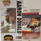 Los Angeles Rams Aaron Donald Autographed Funko Pop Jsa Coa Blue Signature