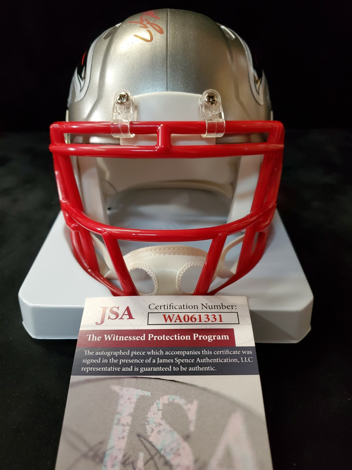 Atlanta Falcons Michael Vick Autographed Signed Flash Mini Helmet Jsa Coa
