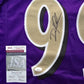 Baltimore Ravens Odafe Jayson Oweh Autographed Signed Jersey Jsa Coa  Old Gold