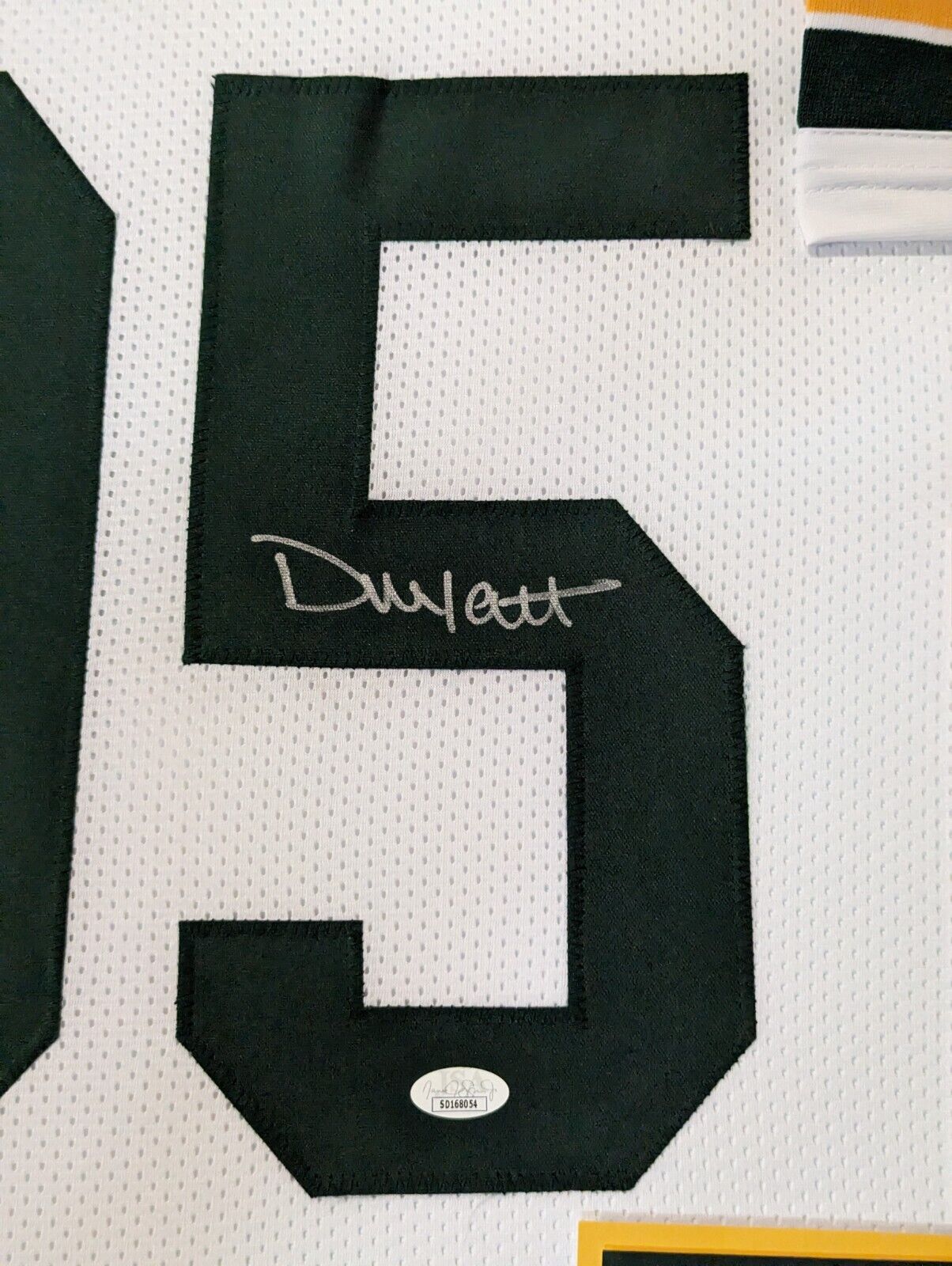 MVP Authentics Framed Green Bay Packers Devonte Wyatt Autographed Signed Jersey Jsa Coa 450 sports jersey framing , jersey framing