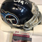 Aj Brown Autographed Signed Tennessee Titans Mini Helmet Jsa Coa