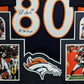 Framed Denver Broncos Rod Smith Autographed Signed Inscribed Jersey Jsa Coa