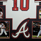 MVP Authentics Framed Atlanta Braves Chipper Jones Autographed Signed Jersey Jsa Coa 630 sports jersey framing , jersey framing