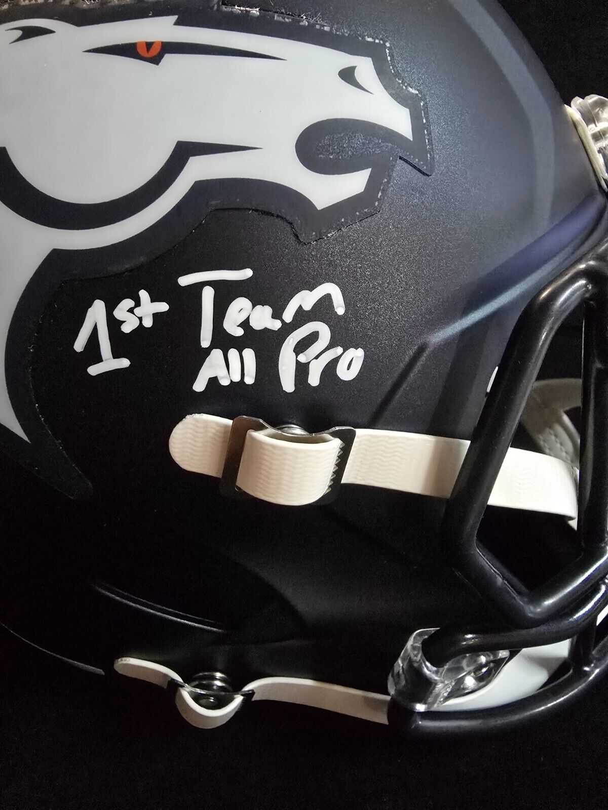 Denver Broncos Pat Surtain Ii Signed Insc Replica Full Size Helmet Beckett