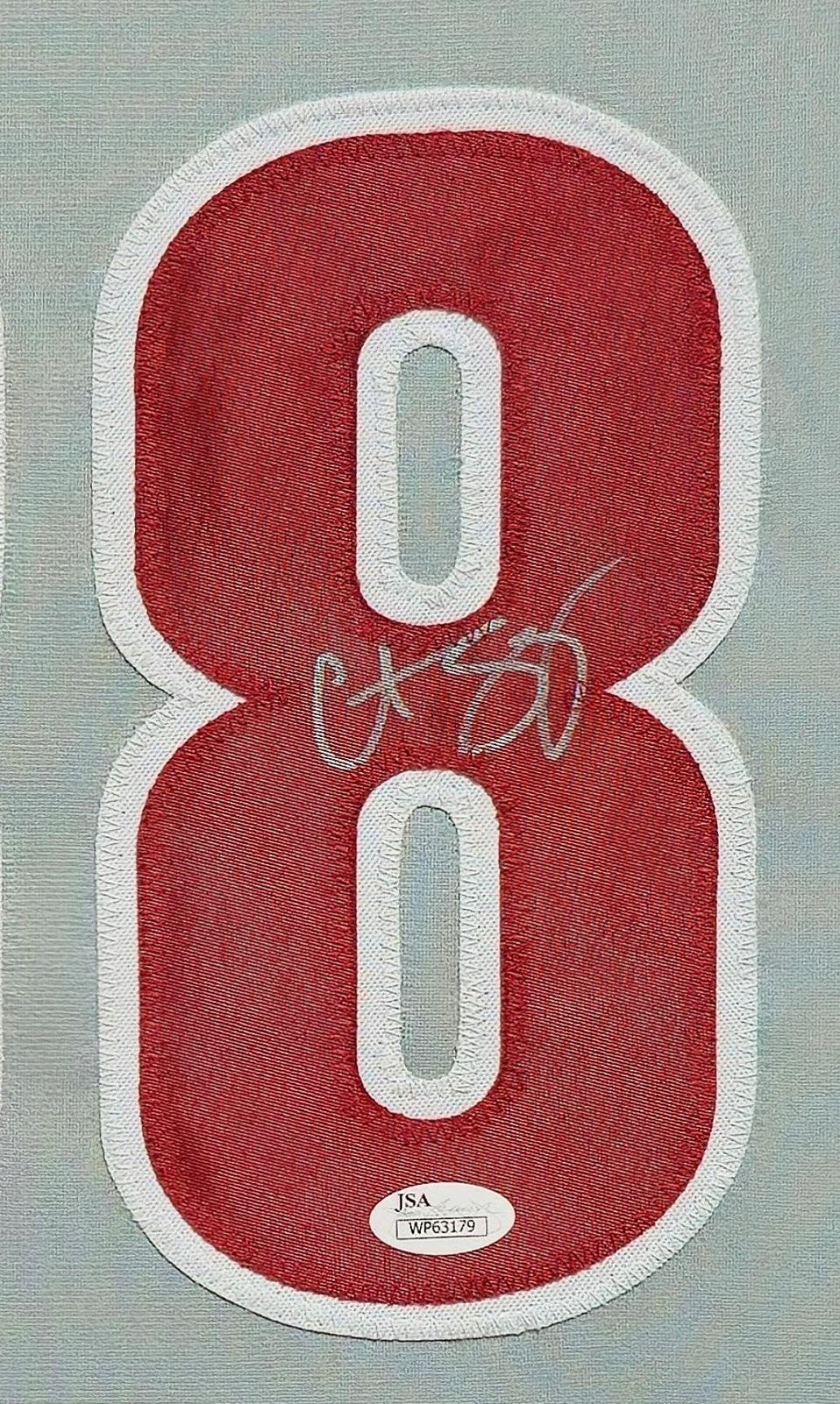 Framed Philadelphia Phillies Curt Schilling Autographed Signed Jersey Jsa Coa