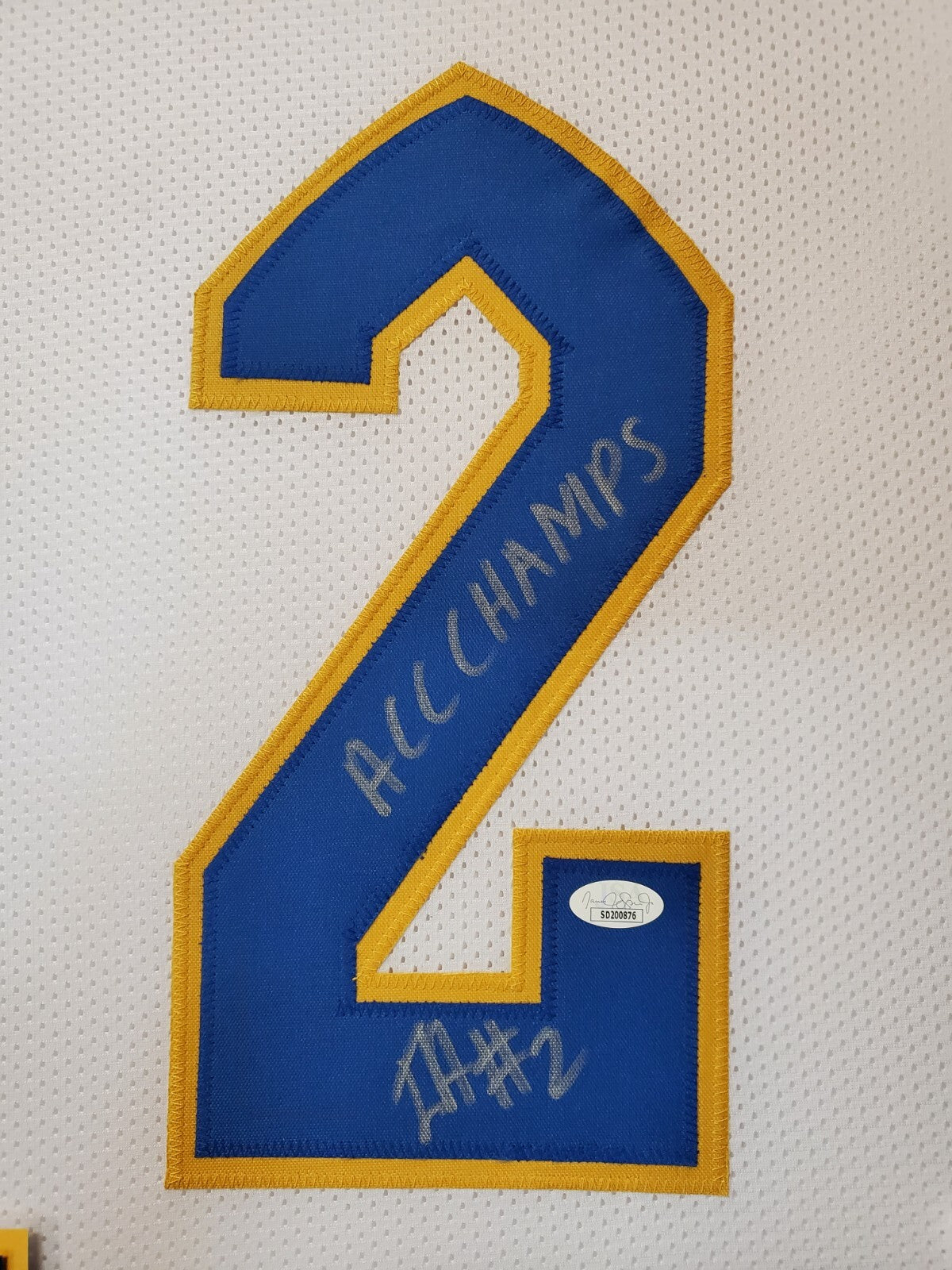 Framed Pitt Panthers Israel "Izzy" Abanikanda Signed Inscribed Jersey Jsa Coa