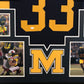 Framed Taco Charlton Autographed Signed Michigan Wolverines Jersey Jsa Coa