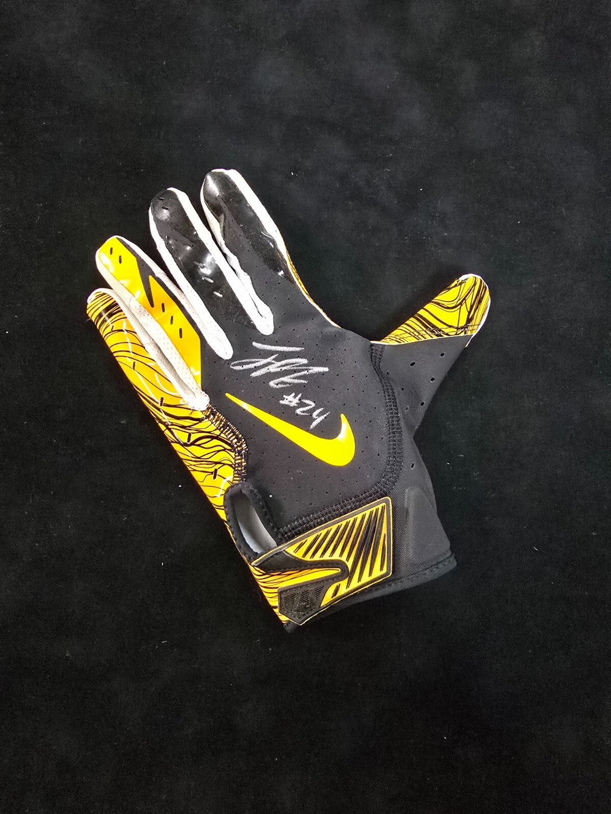 Pittsburgh Steelers Joey Porter Jr Signed Glove Jsa Hologram