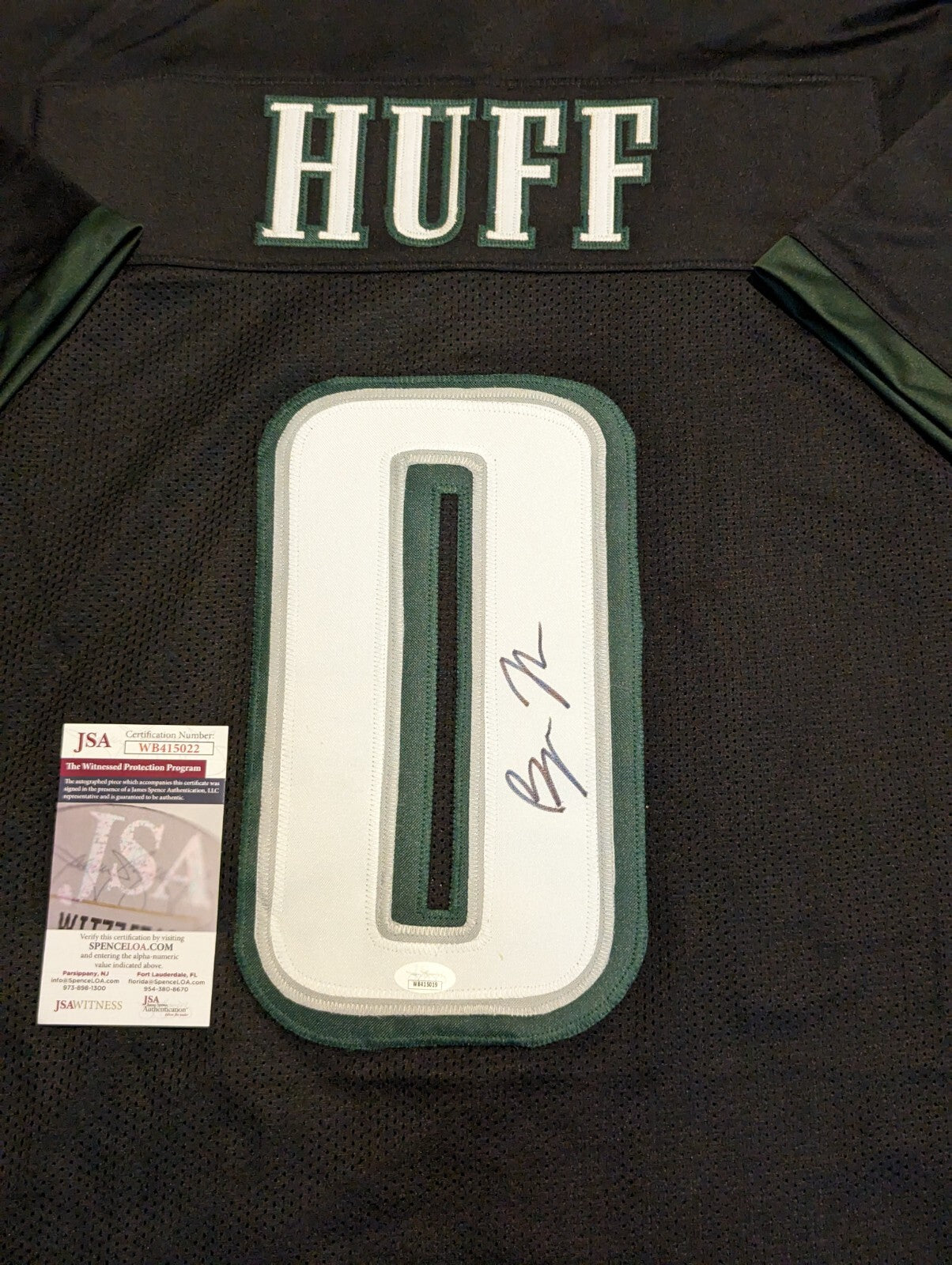 Philadelphia Eagles Bryce Huff Autographed Signed Jersey Jsa Coa