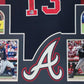 Framed Atlanta Braves Ronald Acuna Jr Autographed Jersey Beckett Hologram