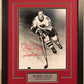 Framed Signed Inscribed Bobby Hull Chicago Blackhawks 11X14 Photo Jsa Coa