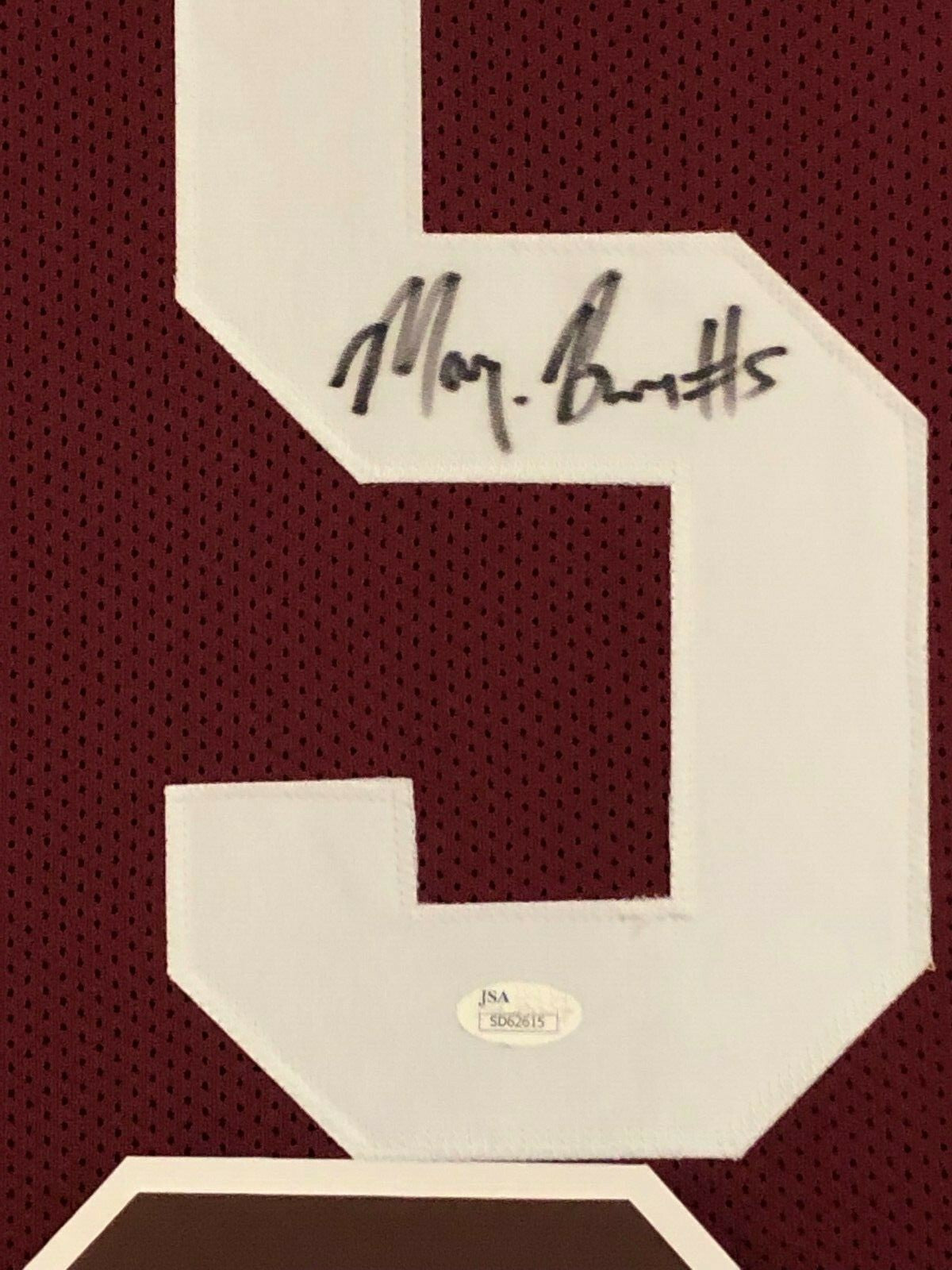 Framed Oklahoma Sooners Marquise Brown Autographed Signed Jersey Jsa Coa