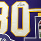 Framed Minnesota Vikings Cris Carter Autographed Signed Jersey Jsa Coa