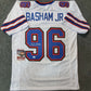 Buffalo Bills Carlos "Boogie" Basham Jr Autographed Signed Jersey Jsa Coa