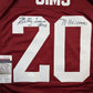 Oklahoma Sooners Billy Sims Autographed Signed Inscribed Jersey Jsa Coa