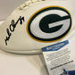 Mark Chmura Autographed Signed Green Bay Packers Logo Football Beckett Coa