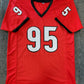 Georgia Bulldogs Devonte Wyatt Autographed Signed Jersey Jsa  Coa