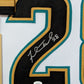 Framed Jacksonville Jaguars Fred Taylor Autographed Signed Jersey Jsa Coa
