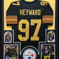 Framed Pittsburgh Steelers Cam Heyward Autographed Signed Jersey Beckett Holo