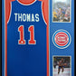MVP Authentics Framed Detroit Pistons Isiah Thomas Autographed Signed Jersey Jsa Coa 607.50 sports jersey framing , jersey framing