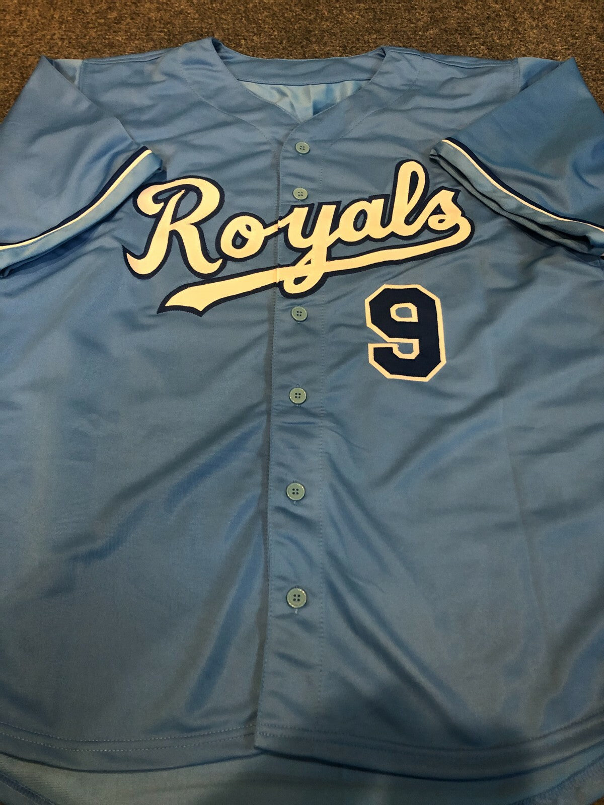 Kansas City Royals Ryan Mcbroom Autographed Signed Jersey Jsa Coa
