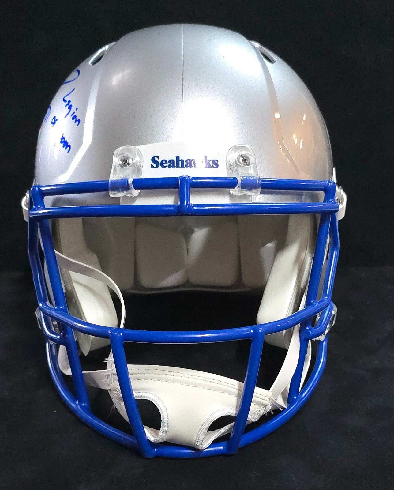 Seattle Seahawks Devon Witherspoon Signed Full Size Speed Authen. T/B Helmet Bas