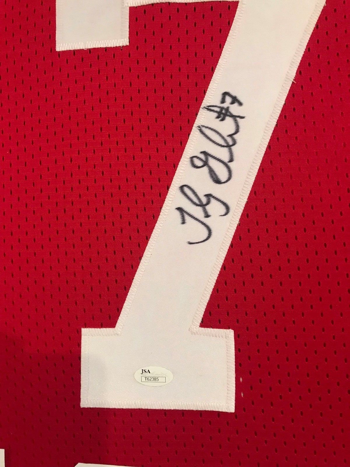 Framed Toby Gerhart Autographed Signed Stanford Cardinals Jersey Jsa Coa