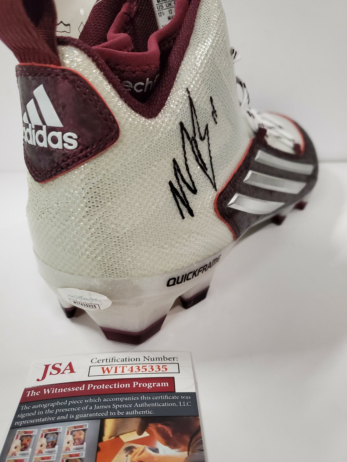Oklahoma Sooners Marquise Brown Autographed Signed Adidas Cleat Jsa Coa