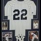 Framed New York Yankees Robinson Cano Autographed Signed Jersey Psa Coa