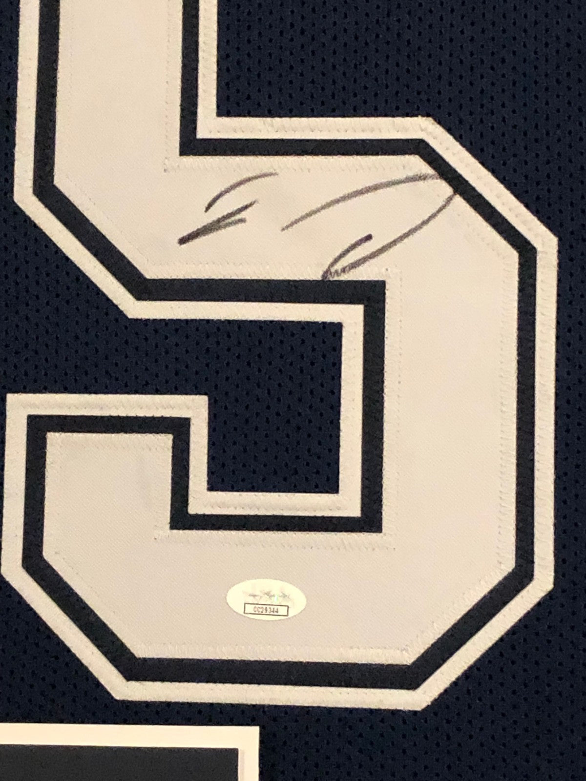 Framed Dallas Cowboys Jaylon Smith Autographed Signed Jersey Jsa Coa
