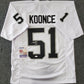 Las Vegas Raiders Malcolm Koonce Autographed Jersey Jsa Coa