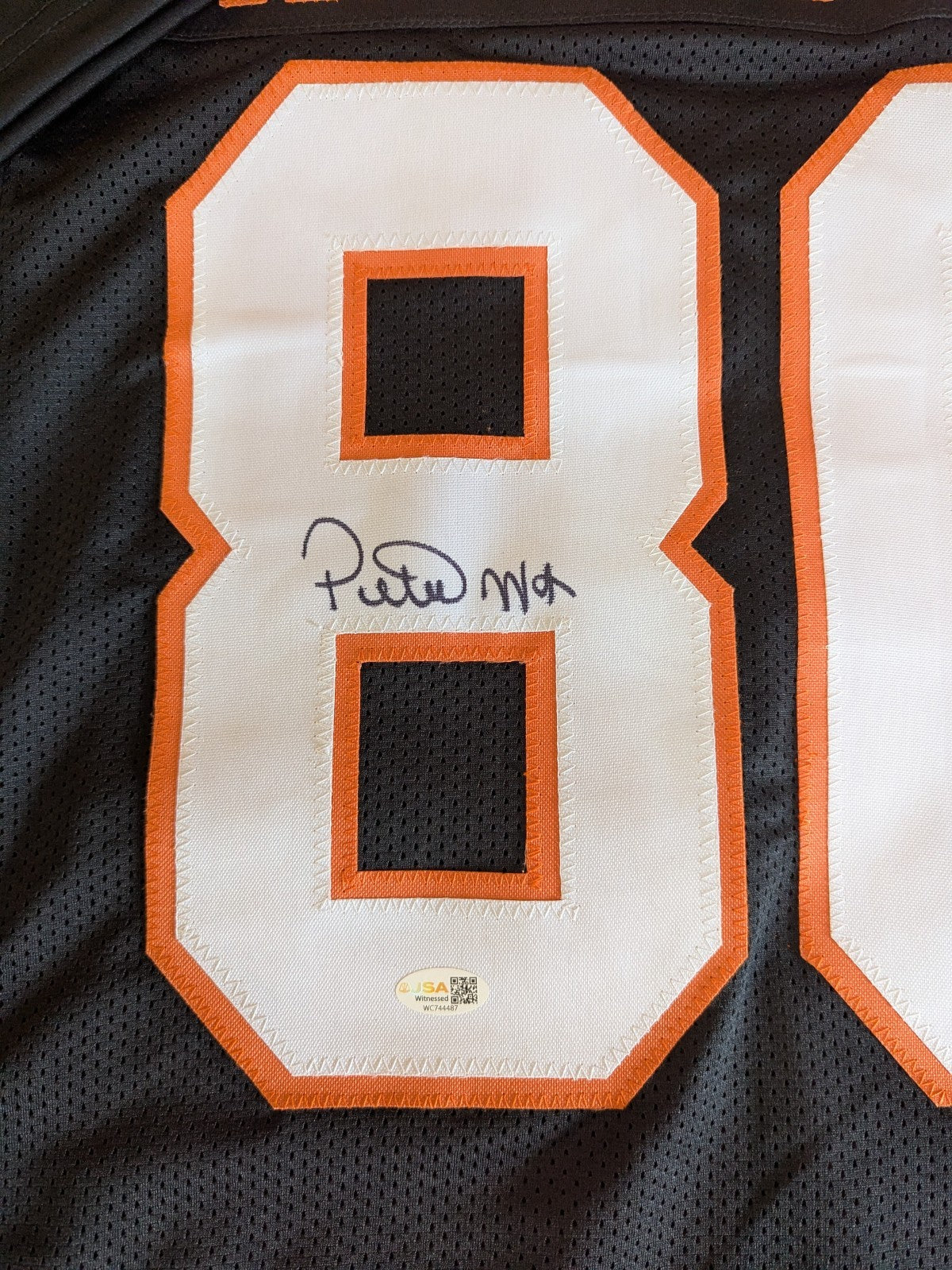 Cincinnati Bengals Peter Warrick Autographed Signed Jersey Jsa Coa