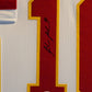 Framed Kansas City Chiefs Isiah Pacheco Autographed Signed Jersey Jsa Coa