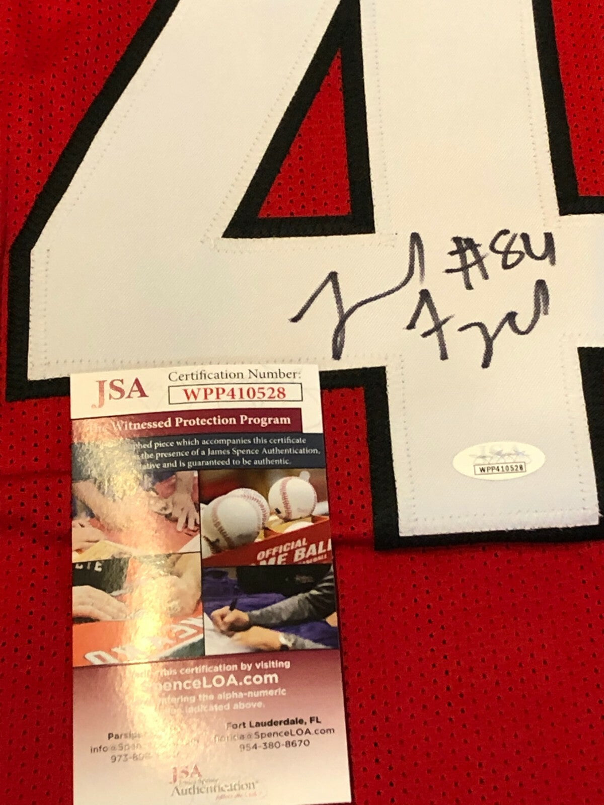 Georgia Bulldogs Leonard Floyd Autographed Signed Jersey Jsa Coa