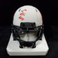 Arizona Cardinals Zaven Collins Autographed Lunar Mini Helmet Beckett Holo