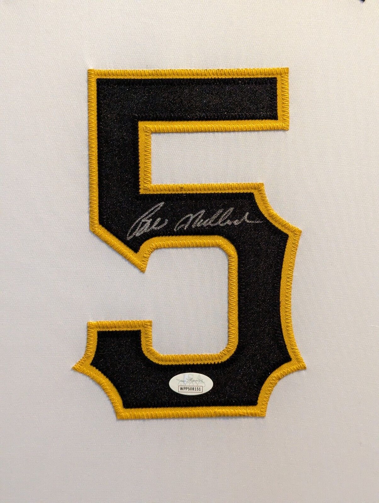 Framed Pittsburgh Pirates Bill Madlock Autographed Signed Jersey Jsa Coa