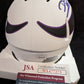 Minnesota Vikings Daunte Culpepper Autographed Signed Lunar Mini Helmet Jsa Coa