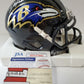 Baltimore Ravens Odafe Jayson Oweh Autographed Speed Mini Helmet Jsa Coa