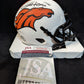 Denver Broncos Clinton Portis Autographed Signed Lunar Mini Helmet Jsa Coa