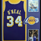 Framed L.A. Lakers Shaquille O'neal Autographed Signed Jersey Jsa Coa