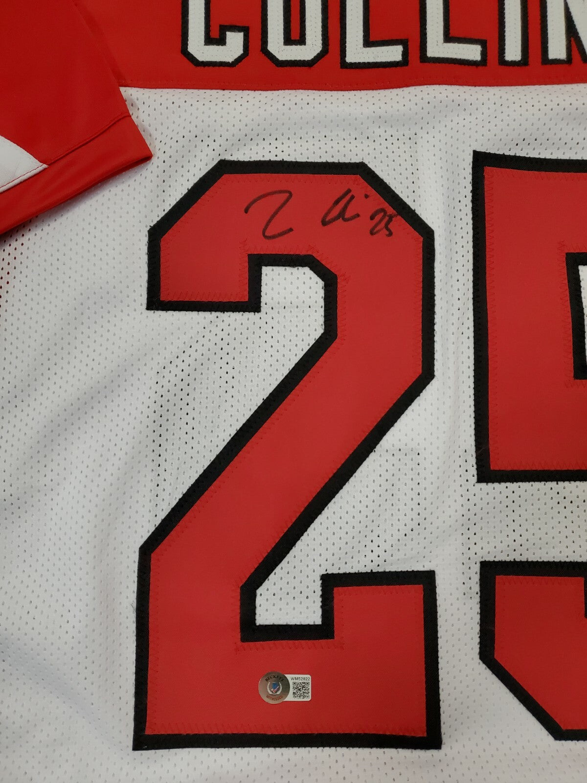 Arizona Cardinals Zaven Collins Autographed Signed Jersey Beckett Holo
