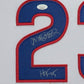 Suede Framed Chicago Cubs Ryne Sandberg Autographed Inscribed Jersey Jsa Coa