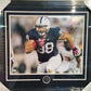Anthony Zettel Framed Signed Inscribed Penn State 16X20 Photo Jsa Coa