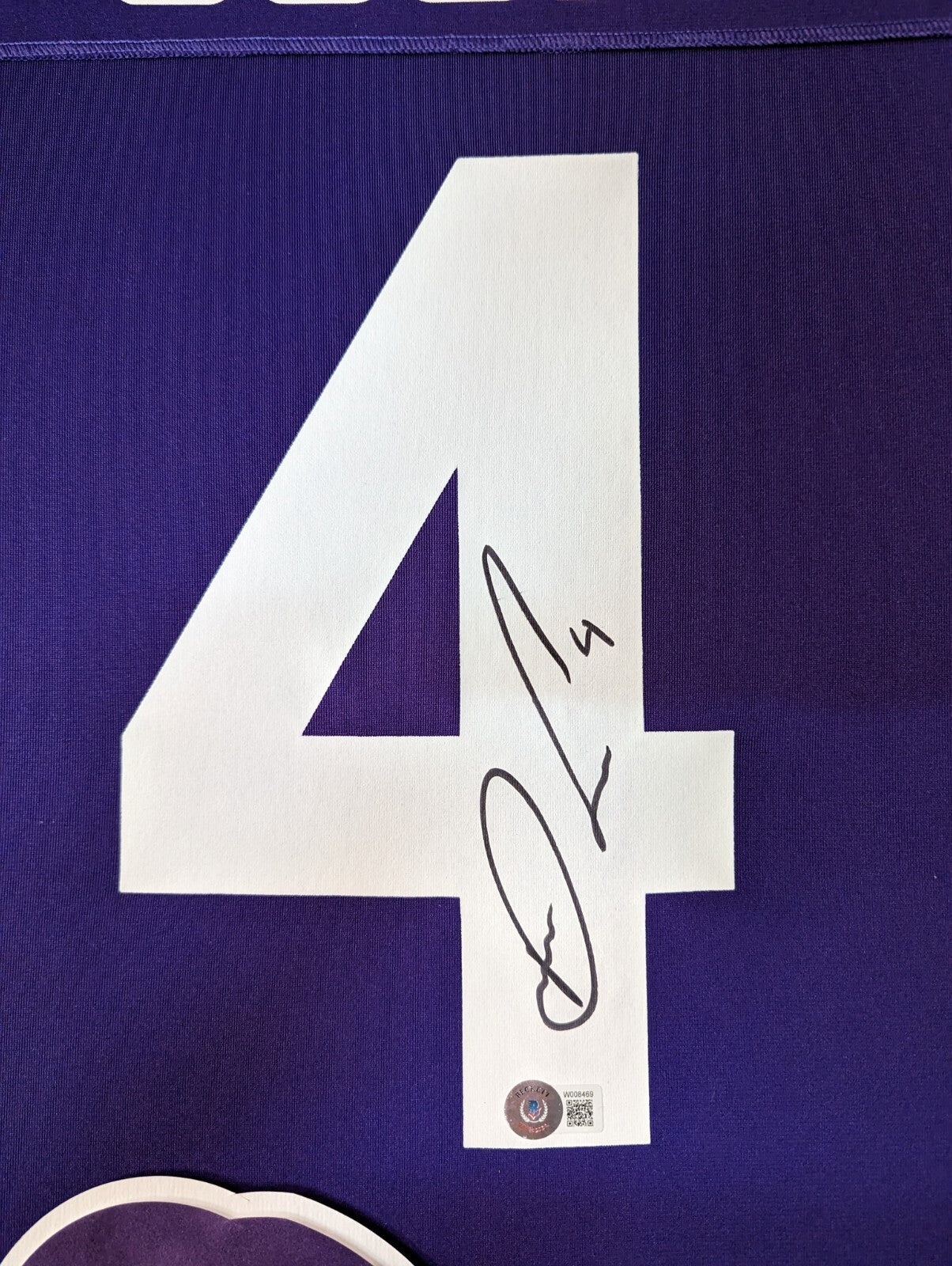 Framed Minnesota Vikings Dalvin Cook Autographed Signed Nike Jersey Beckett Holo